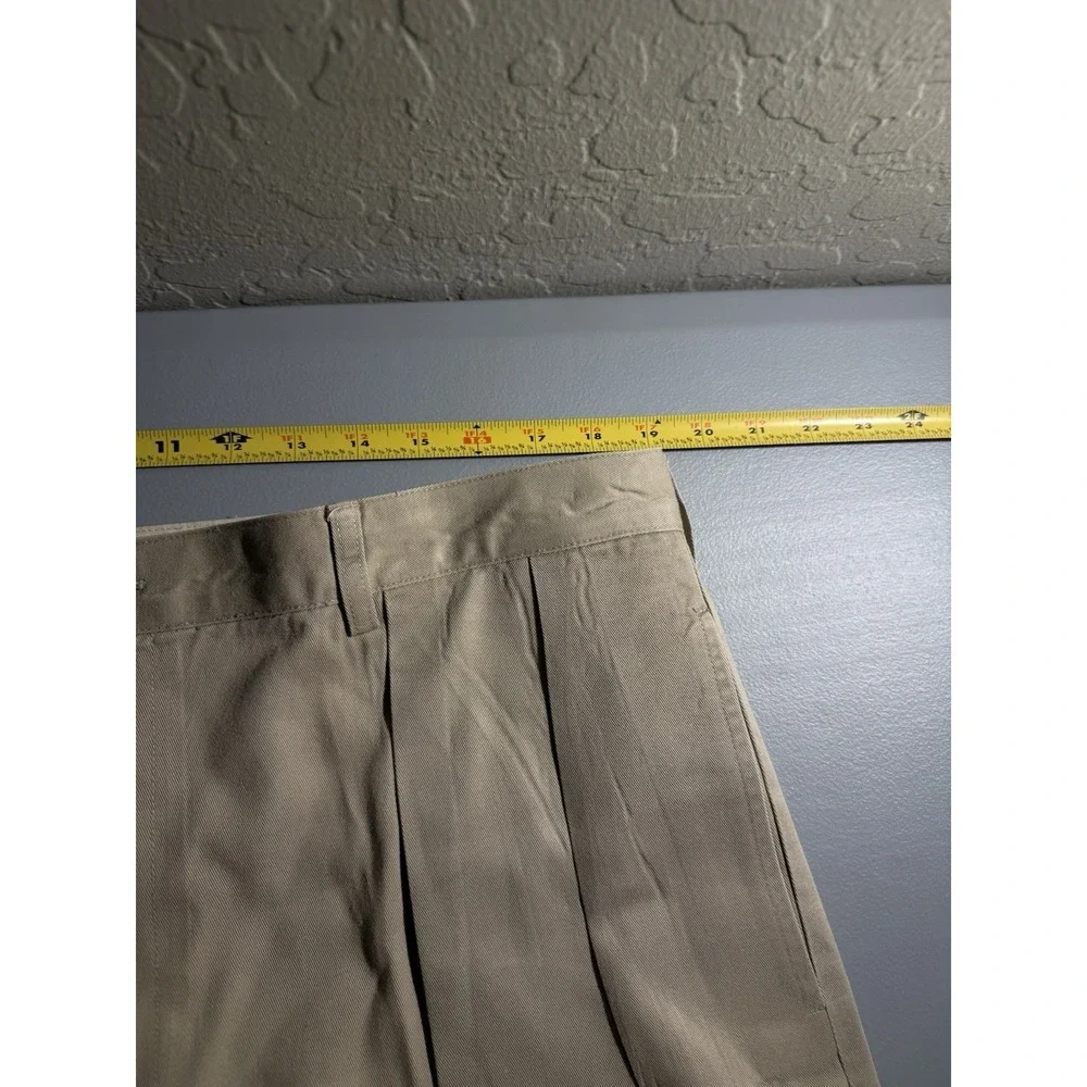 Vintage Polo Ralph Lauren Andrew Pant Men's 40x30 (38x30) Pleated‎ Chino Tan
